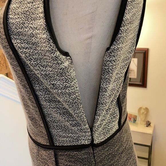 41 HAWTHORN Gray/Black Sleeveless Knit Dress S EUC - Picture 4 of 8